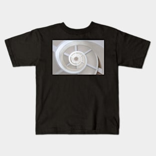 Spiral Staircase Shape Eye Kids T-Shirt